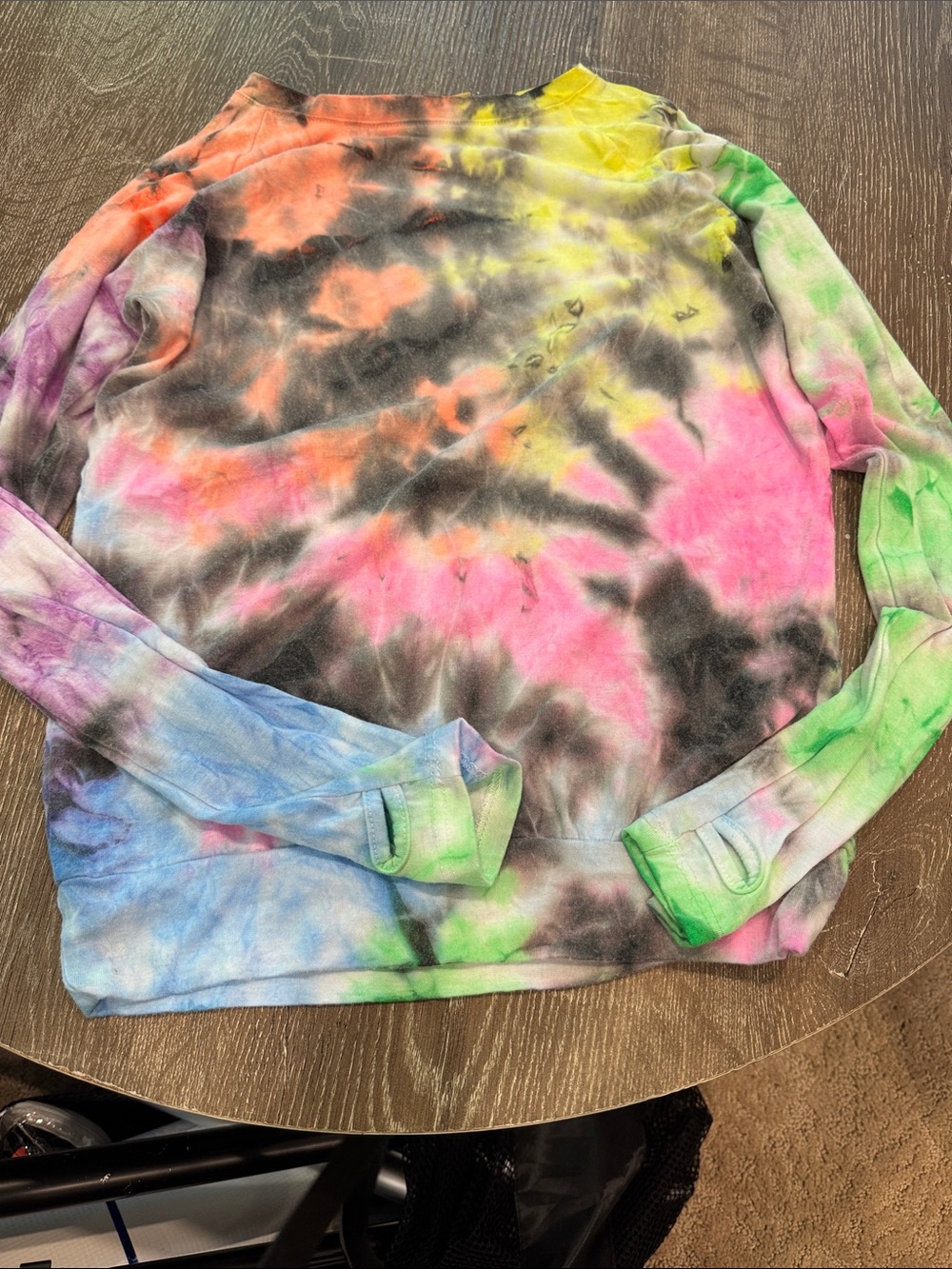 Kids Tie-Dye Long Sleeve Shirt - Multicolor